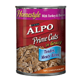 ALPO Wet&nbsp;Dog Food&nbsp;Prime Cuts In Gravy w/Turkey & Bacon Full-Size Picture